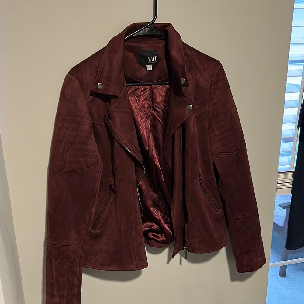 Kut from the Kloth Women's Burgundy Jacket